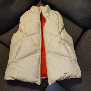 Nike Reversible Down Puffer Vest Orange Cream